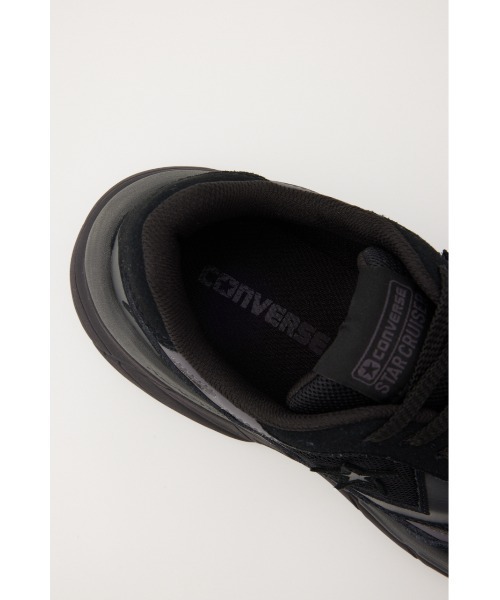「CONVERSE」 ローカットスニーカー 23.5cm ブラック レディース