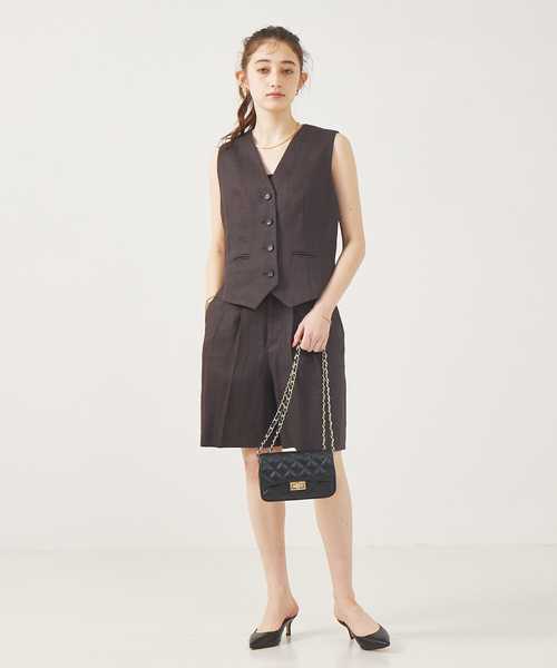 「Rouge vif」 ベスト フリー ベージュ レディース_画像5