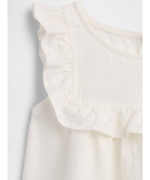 GAP（ギャップ） ブラウス シャツ babyGap リネンブレンド ラッフル 