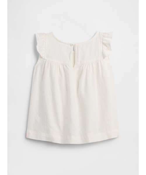 GAP（ギャップ） ブラウス シャツ babyGap リネンブレンド ラッフル 