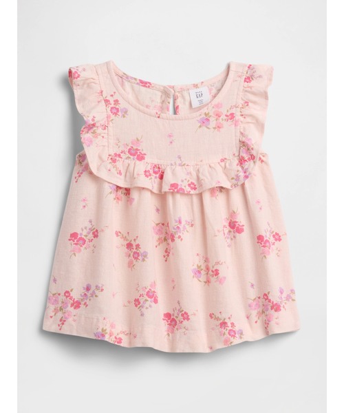 GAP（ギャップ） ブラウス シャツ babyGap リネンブレンド ラッフル 
