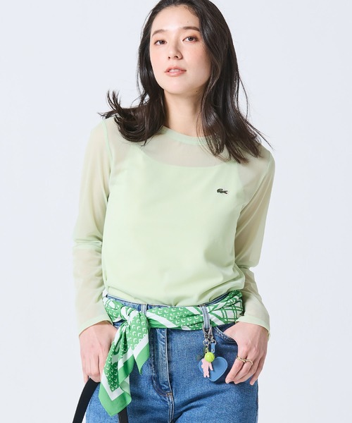 LACOSTE（ラコステ） tシャツ レイヤードシアートップス キャミソール