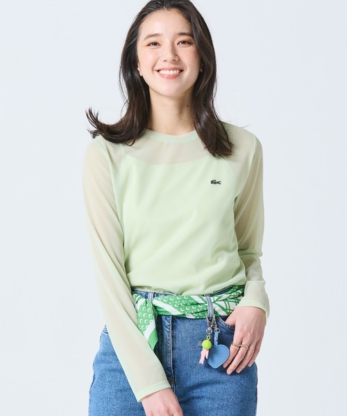 LACOSTE（ラコステ） tシャツ レイヤードシアートップス キャミソール