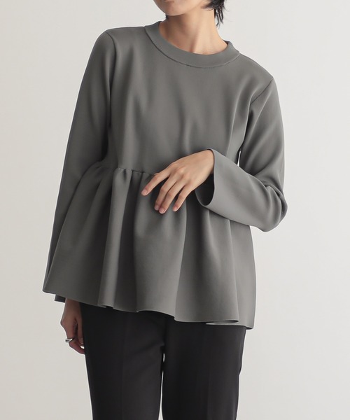 「for/c」 長袖ニット M グレー レディース_画像5