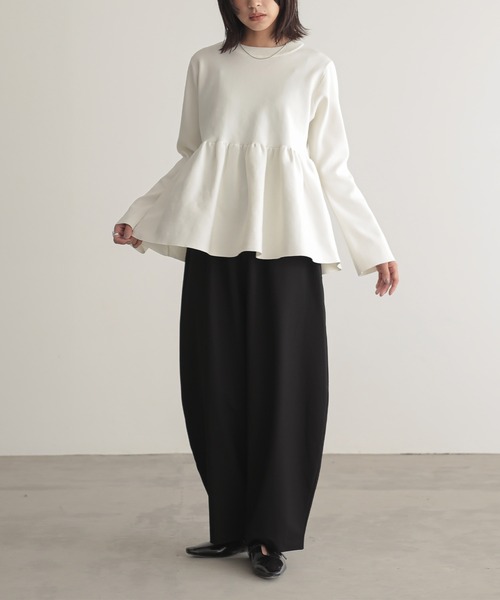「for/c」 長袖ニット M グレー レディース_画像8