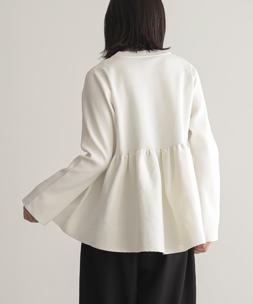 「for/c」 長袖ニット M グレー レディース_画像9