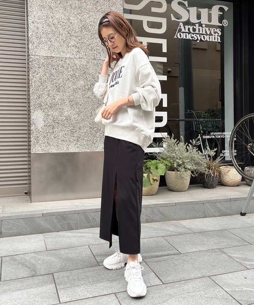 「one after another NICE CLAUP」 長袖カットソー MEDIUM オフホワイト レディース_画像3