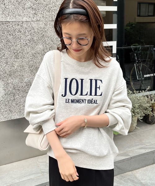 「one after another NICE CLAUP」 長袖カットソー MEDIUM オフホワイト レディース_画像4