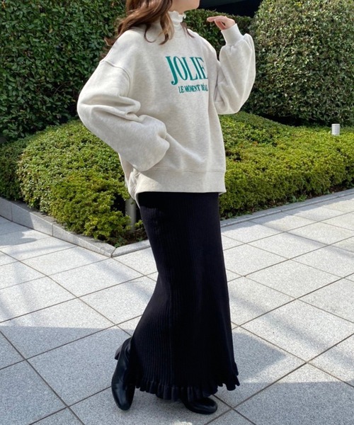 「one after another NICE CLAUP」 長袖カットソー MEDIUM オフホワイト レディース_画像7