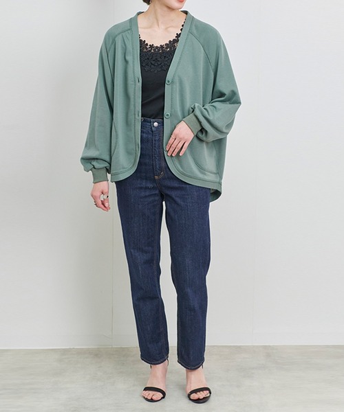 カーディガン TC裏毛　ラグランビッグカーディガン レディース | Fizz | 11