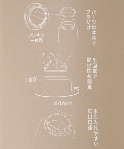 Afternoon Tea（アフタヌーンティー） 水筒 ロゴワークスエッジボトル
