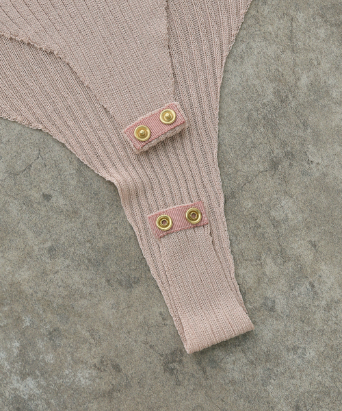 ニット セーター 「EMILY ODA/エミリーオダ」Long Sleeve Lace Bodysuit レディースの画像