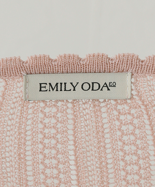 ニット セーター 「EMILY ODA/エミリーオダ」Long Sleeve Lace Bodysuit レディースの画像