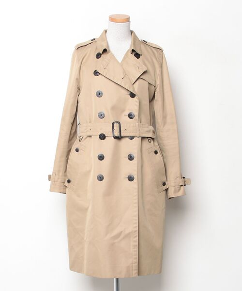 【Aquascutum】 ベージュ トレンチコート ☆ 美品 アクアスキュータム Aquascutum（アクアスキュータム） トレンチコート - ベージュ