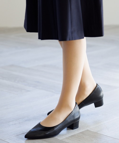 「HIMIKO」 パンプス 25.5cm グレー レディース_画像2