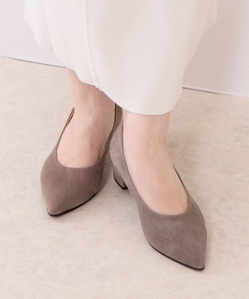 「HIMIKO」 パンプス 25.5cm グレー レディース_画像6