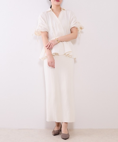 「HIMIKO」 パンプス 25.5cm グレー レディース_画像7