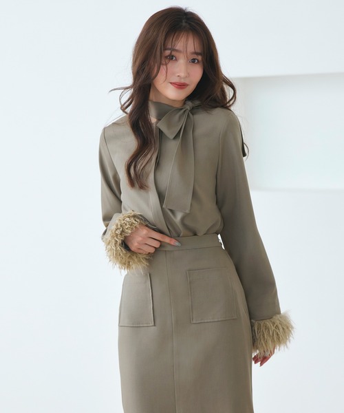 RUIRUE BOUTIQUE」 セットアップ L ライトグレー レディース 【公式通販】