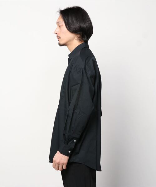 「JOHN'S CLOSET」 「HALHAM」長袖シャツ MEDIUM ブルー メンズ_画像2