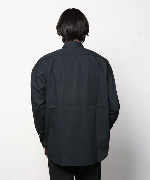 「JOHN'S CLOSET」 「HALHAM」長袖シャツ MEDIUM ブルー メンズ_画像3