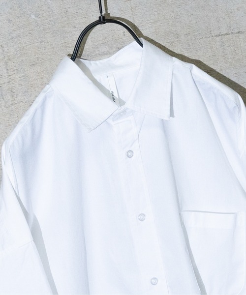 「JOHN'S CLOSET」 「HALHAM」長袖シャツ MEDIUM ブルー メンズ_画像5