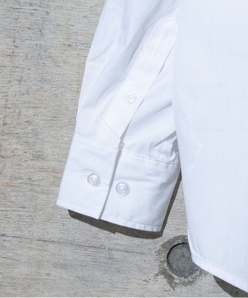 「JOHN'S CLOSET」 「HALHAM」長袖シャツ MEDIUM ブルー メンズ_画像7