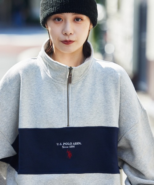 U.S. POLO ASSN.（ユーエスポロアッスン） 長袖Tシャツ MEDIUM ライト 