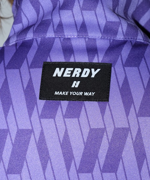 NERDY ジャージ シンボルパターントラックトップ レディース
