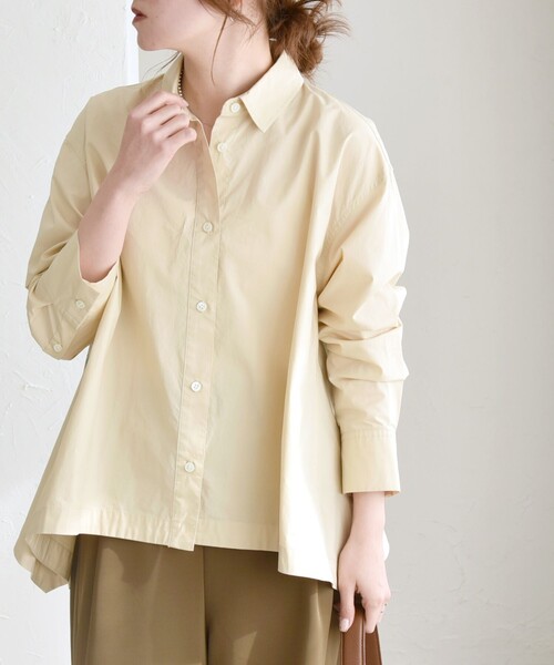 「quaranciel」 長袖シャツ ONE SIZE ベージュ レディース_画像5