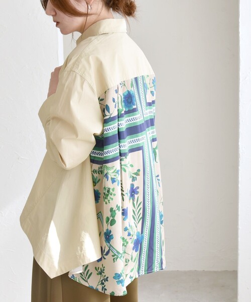 「quaranciel」 長袖シャツ ONE SIZE ベージュ レディース_画像6