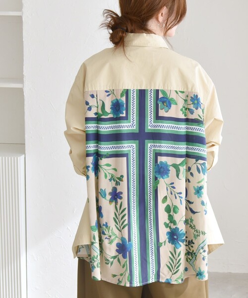 「quaranciel」 長袖シャツ ONE SIZE ベージュ レディース_画像7
