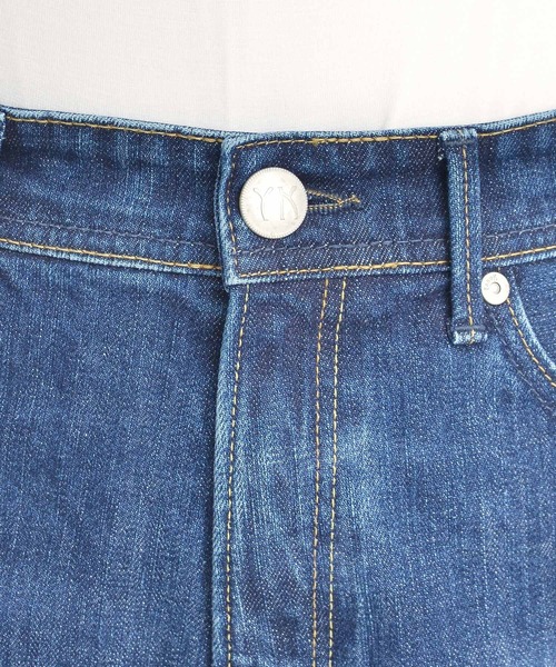 「YANUK」 デニムパンツ 26inch ブルー レディース
