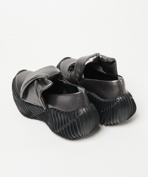 「gomme」 シューズ MEDIUM ブラック レディース_画像6