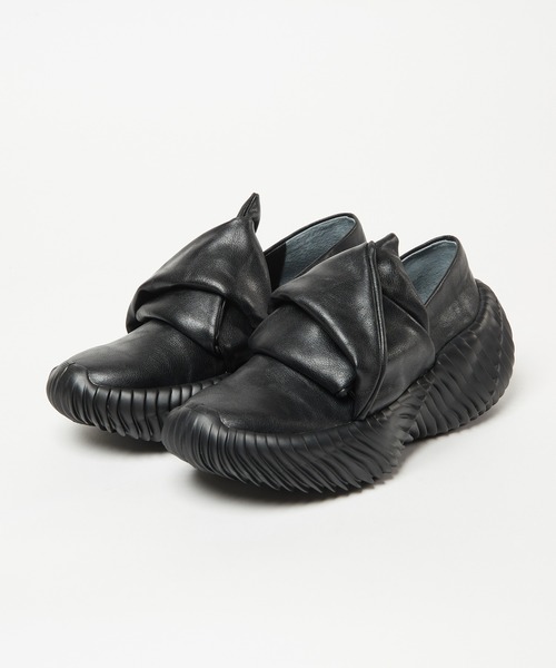 「gomme」 シューズ MEDIUM ブラック レディース_画像8
