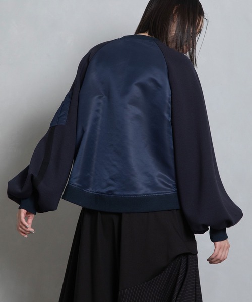 「MARECHAL TERRE」 スウェットカットソー MEDIUM ブラック レディース_画像3