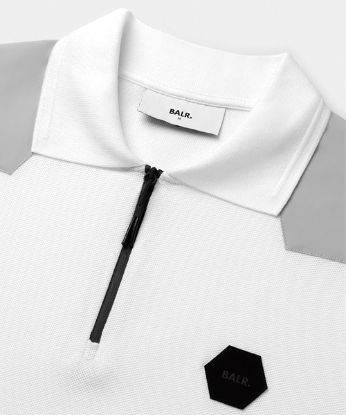 「BALR.」 半袖ポロシャツ LARGE ホワイト メンズ_画像7