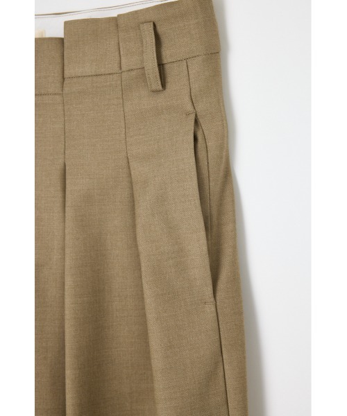 THROW by SLY スラックス パンツ L/W TUCK WIDE TROUSER ローウエスト