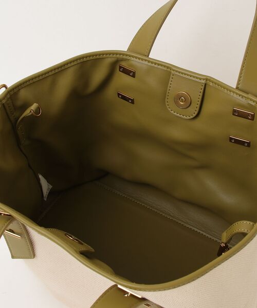 「CHARLES & KEITH」 ハンドバッグ L ホワイト レディース_画像4
