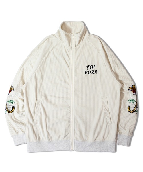 「JACKROSE」 「yoidore」ジャージブルゾン L ホワイト メンズ_画像2