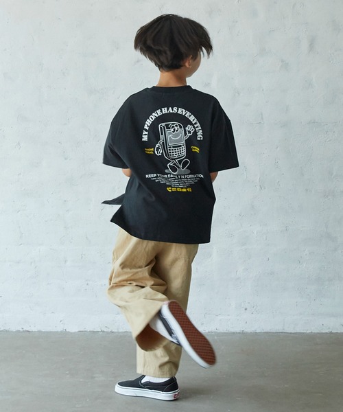 「GENERATOR」 「KIDS」半袖Tシャツ X-LARGE ブラック キッズ_画像3