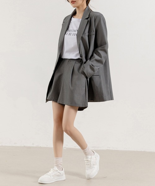 「DAY CLOSET」 セットアップ S グレー レディース_画像6