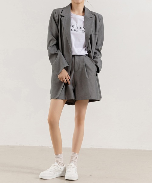 「DAY CLOSET」 セットアップ S グレー レディース_画像7