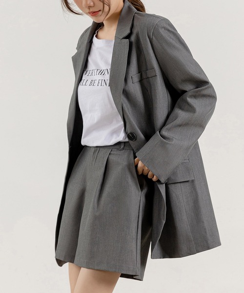 「DAY CLOSET」 セットアップ S グレー レディース_画像8