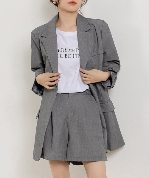 「DAY CLOSET」 セットアップ S グレー レディース_画像9