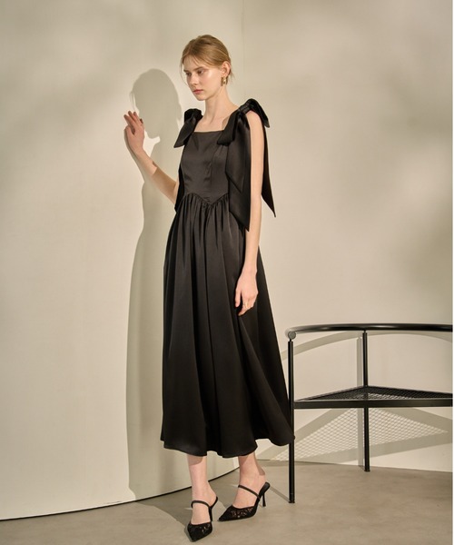 ERADIE（エラディエ） ワンピース Double-Shoulder Ribbon Dress