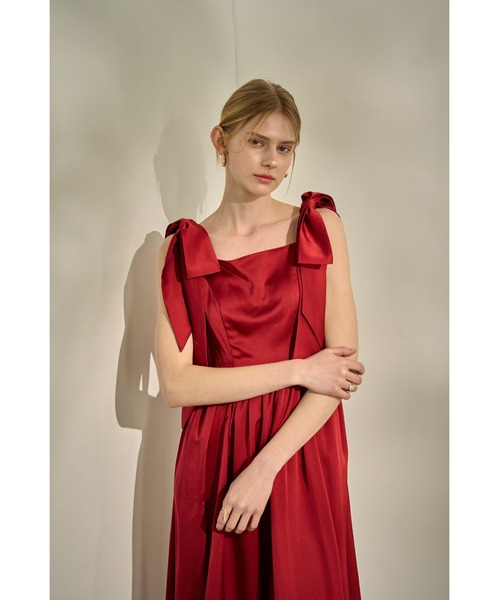 eradie エラディエ DoubleShoulder Ribbon Dress ERADIE（エラディエ） ワンピース Double-Shoulder Ribbon Dress