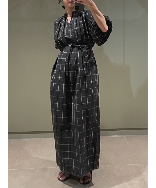 「MIESROHE」 シャツワンピース 1 ブラック レディース