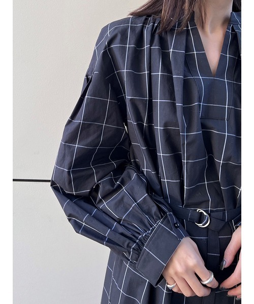 「MIESROHE」 シャツワンピース 1 ブラック レディース_4