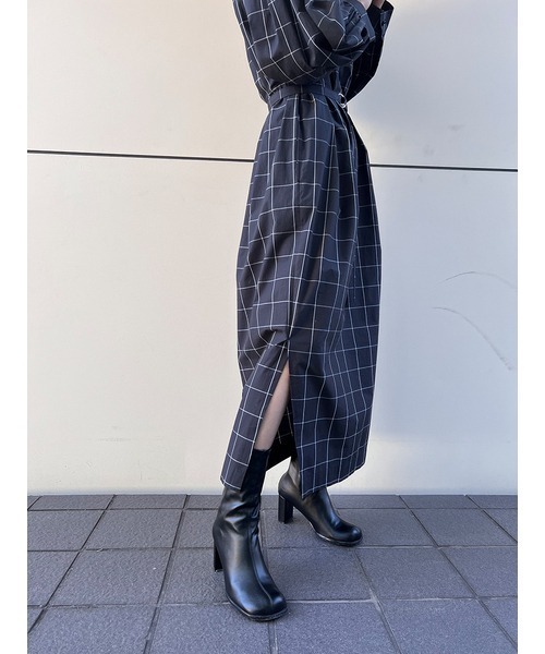 「MIESROHE」 シャツワンピース 1 ブラック レディース_6