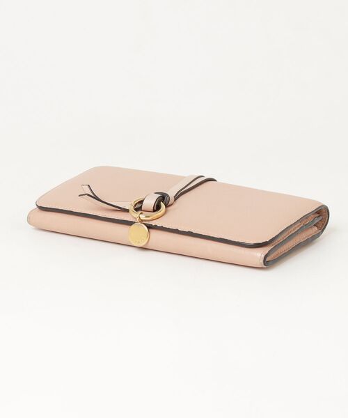 Chloe（クロエ） アルファベット 長財布 - ピンク レディース 